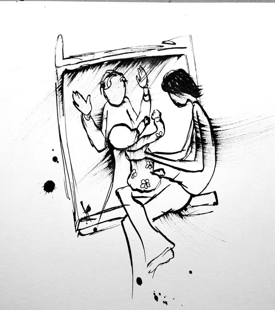grandfather meeting baby