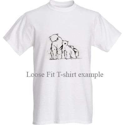 T-shirt with polar bears