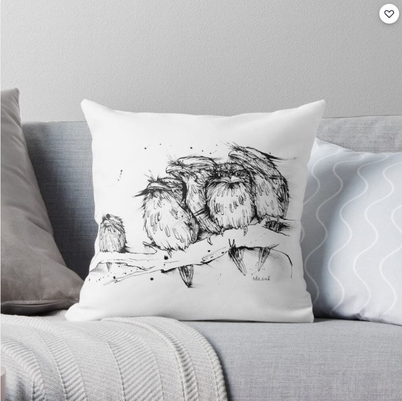 Functional Art and apparel Cushion